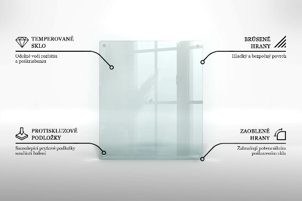 Deska do krojenia transparentna prostokątna