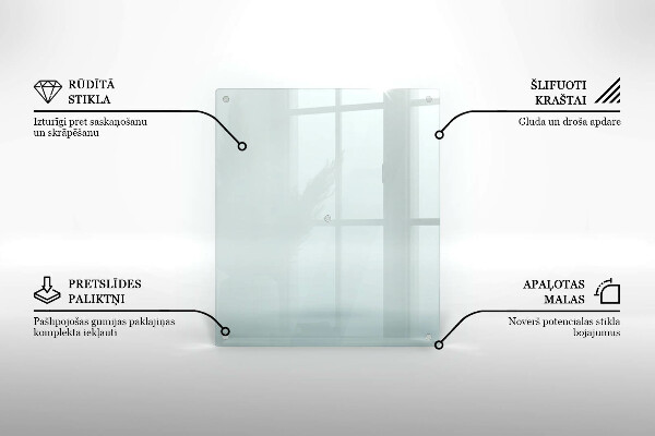 Snijplanken van glas Transparant rechthoekig