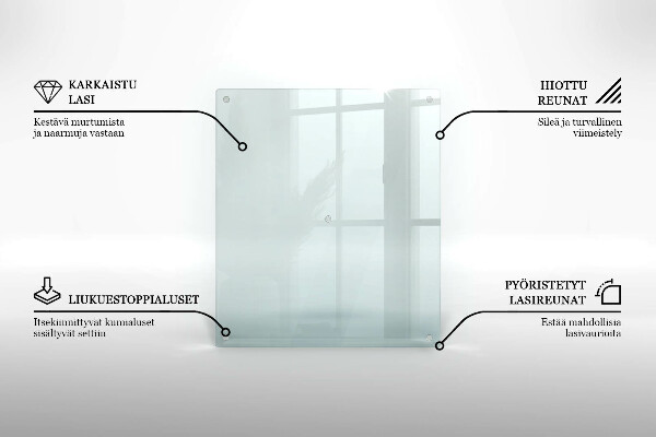 Snijplanken van glas Transparant rechthoekig