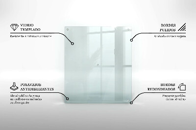 Snijplanken van glas Transparant rechthoekig