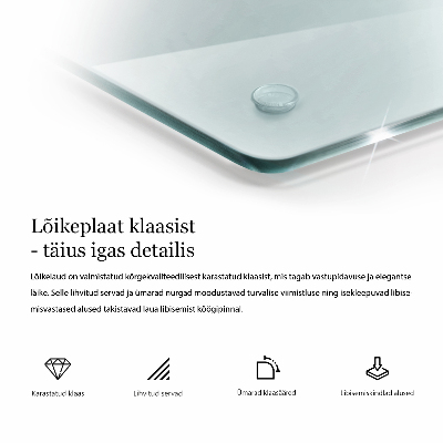 Snijplanken van glas Transparant rechthoekig