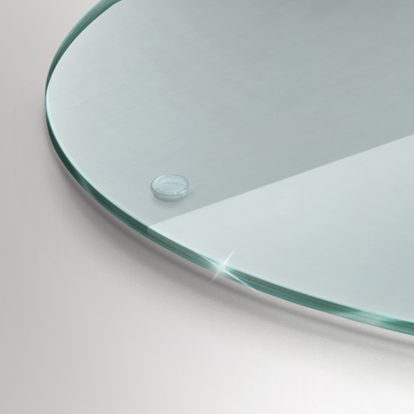 Glazen snijplanken Transparante ronde 