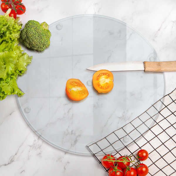 Glazen snijplanken Transparante ronde 