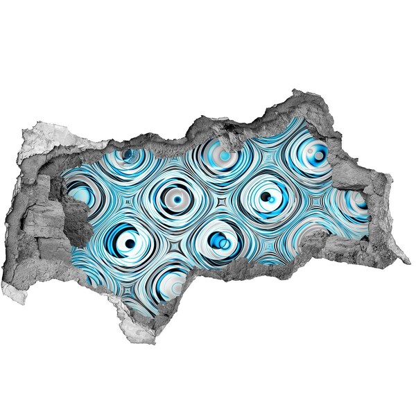 Fototapeta dziura na ścianę Wodne wiry w betonie