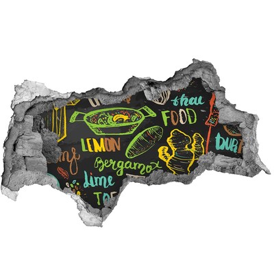 Fototapeta dziura na ścianę Kuchenne Inspiracje