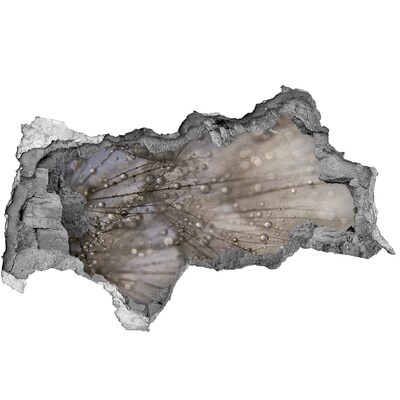 Samoprzylepna naklejka na ścianę Krople wody na szkle