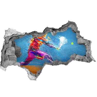 Fototapeta dziura na ścianę 3d Zanurzenie w kolorach