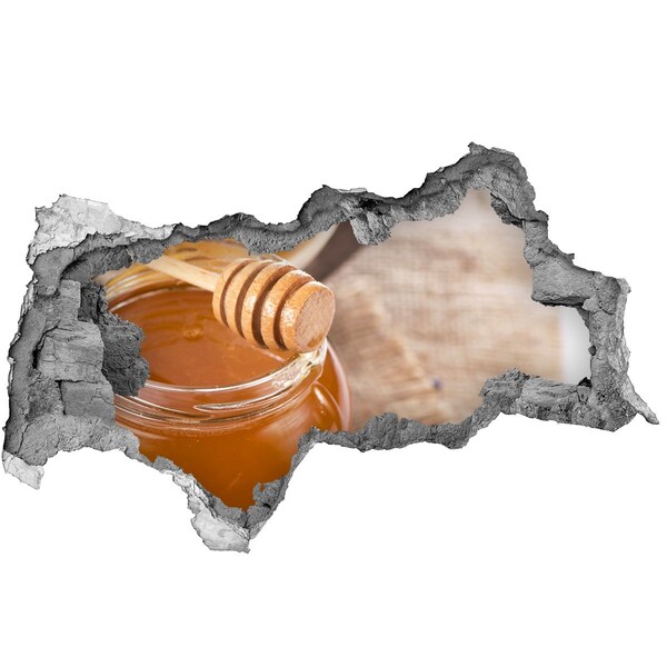 3D muursticker gescheurde muur Honing rechtstreeks uit de bijenkorf