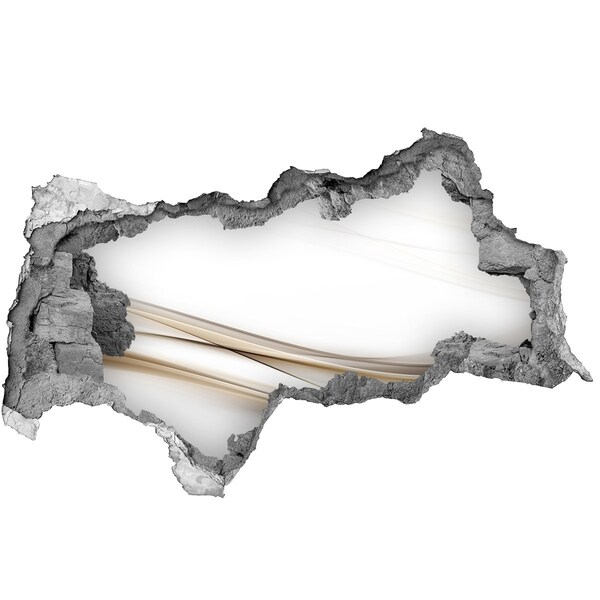 3D muursticker gescheurde muur De illusie van open ruimte