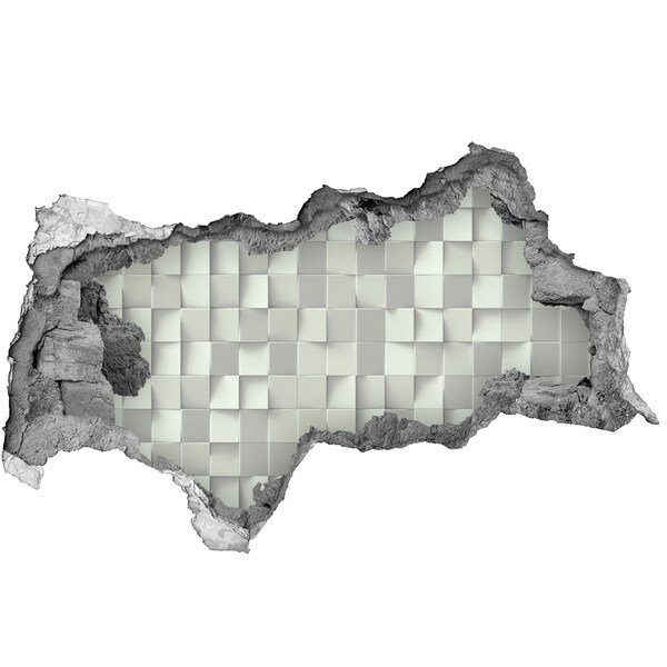 Fototapeta dziura na ścianę Nowoczesna mozaika w betonie