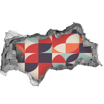 Fotoobraz dziura na ścianę Geometria w ruinie