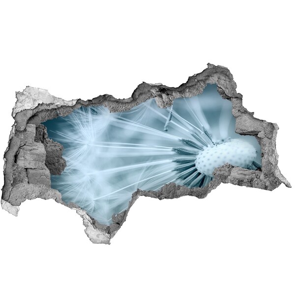 Samoprzylepna naklejka fototapeta Kwiatowy świat za ścianą