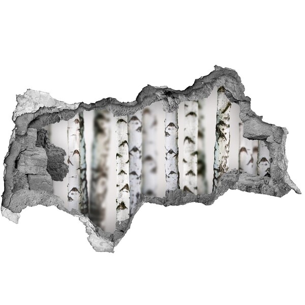 Fototapeta naklejka na ścianę Leśna oaza za ścianą