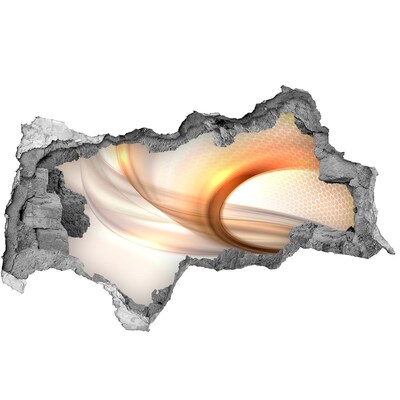 Dziura 3d fototapeta naklejka Nowoczesny wystrój wnętrza