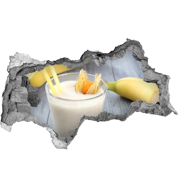 Zelfklevende 3D wandsticker illusie Fruitcocktail van Hole in the Wall