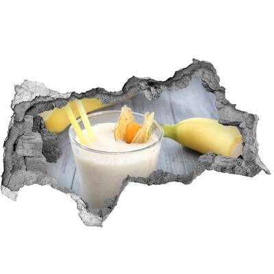 Zelfklevende 3D wandsticker illusie Fruitcocktail van Hole in the Wall
