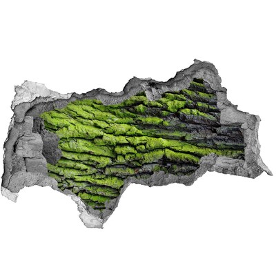 badkamer tegelstickers Groene steen in het gat