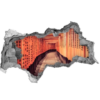 naklejka fototapeta 3D widok Świątynia Fushimi Inari