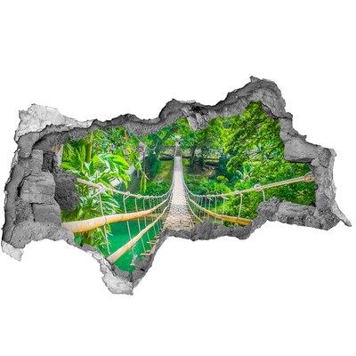 tegelfolie badkamer Brug in de jungle