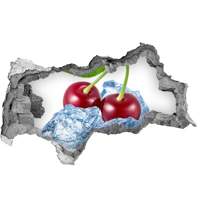 tegelstickers wc Zoete kersen op ijs