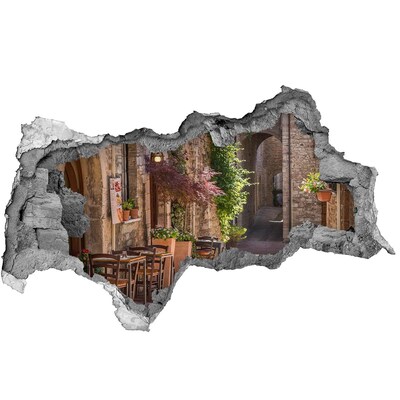 plakfolie tegels Een charmante straat in de stad