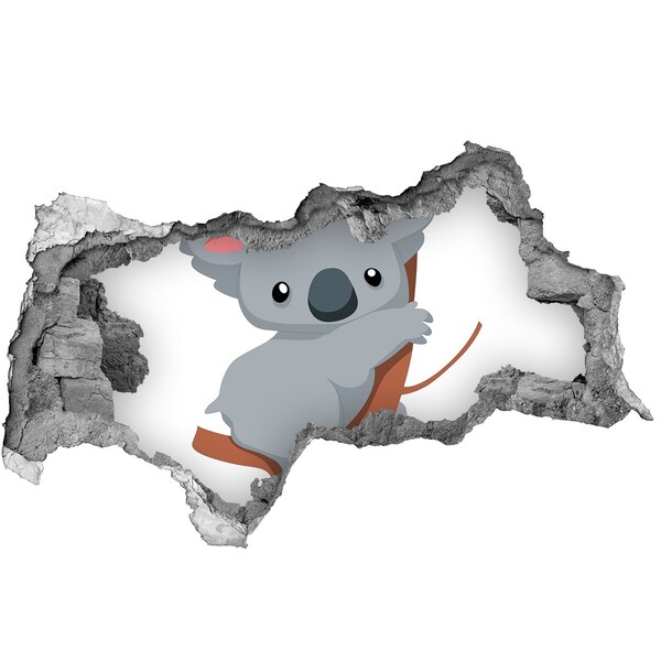 tegelfolie Koala in een gat in de muur