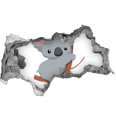 tegelfolie Koala in een gat in de muur