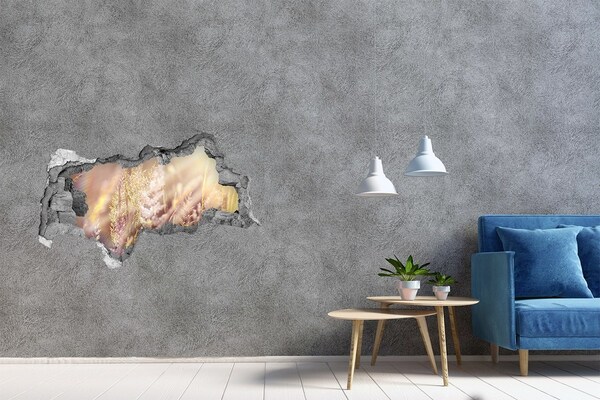 badkamer tegelstickers Bloemenweide achter de muur