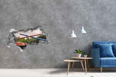 keuken tegelstickers Tankgevecht in de ruïnes