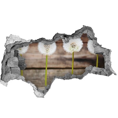 tegelstickers badkamer Paardenbloemen in ruïnes