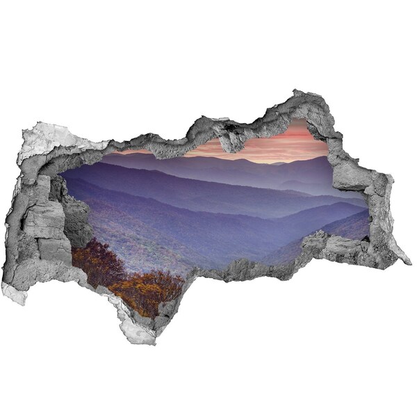 tegelfolie badkamer Berglandschap bij zonsopgang