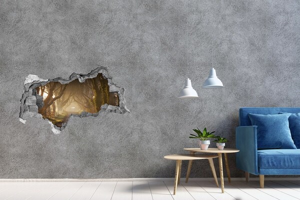 plakfolie tegels Een pad tussen de bomen