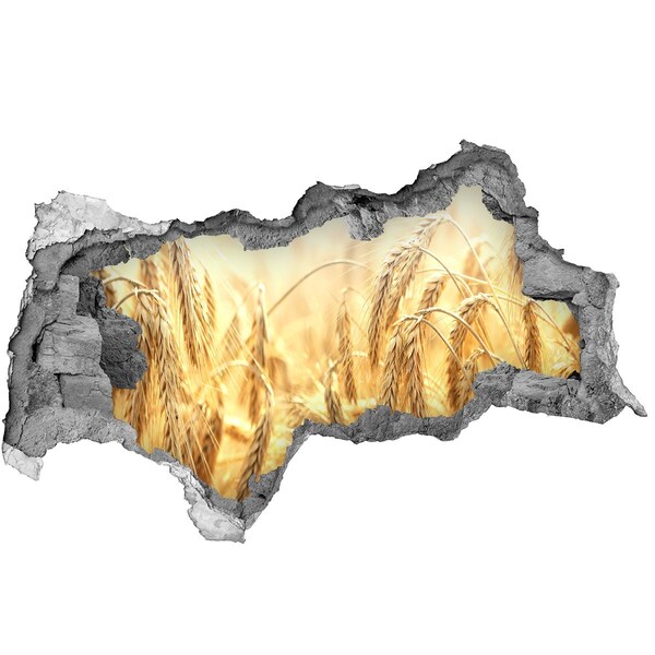 Samoprzylepna dziura na ścianę naklejka Złote pola pszenicy