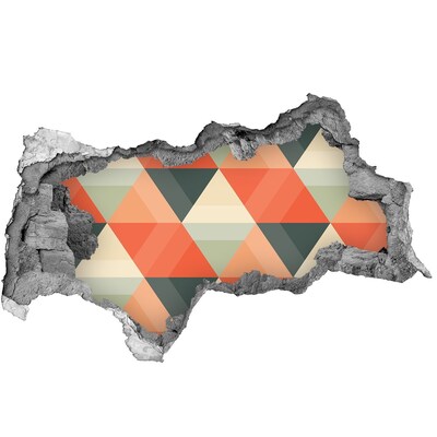 Fotoobraz dziura na ścianę Geometryczne Wzory w Dziurze