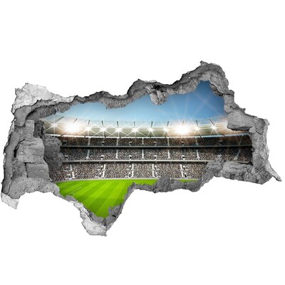 Samoprzylepna dziura na ścianę naklejka Stadion piłkarski w akcji