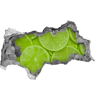 Wandsticker 3D doorkijk Citroenparadijs