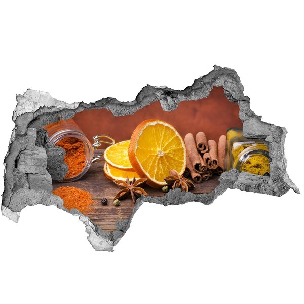 Wandsticker 3D doorkijk Keukengeuren