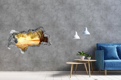 naklejka fototapeta 3D widok Ogród w promieniach słońca