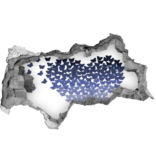 Samoprzylepna naklejka Motyle w niebieskiej głębi