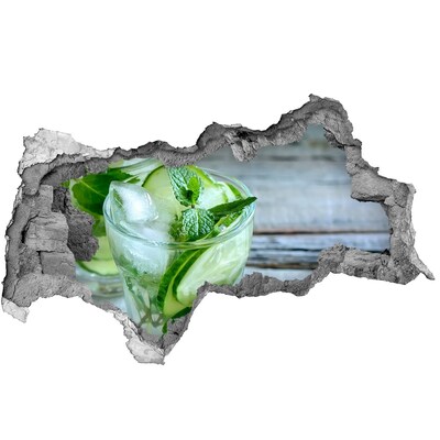 Samoprzylepna naklejka beton Orzeźwiający koktajl z miętą