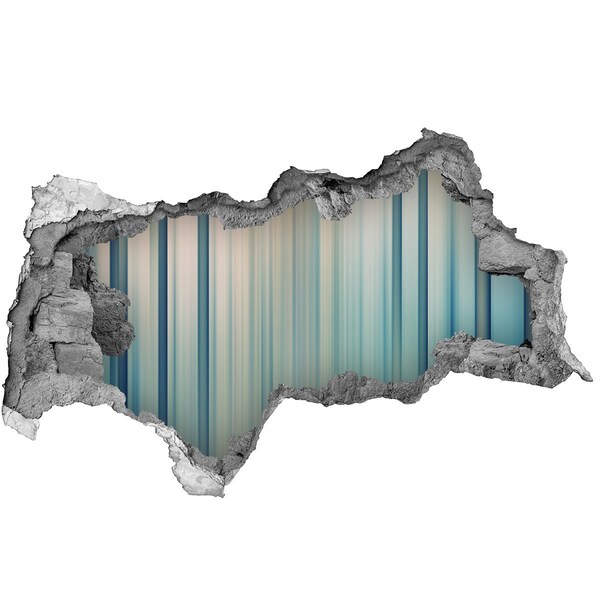 Wandsticker 3D doorkijk De illusie van open ruimte