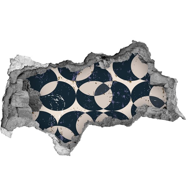 3D muursticker gescheurde muur Modern ontwerp voor een gat in de muur