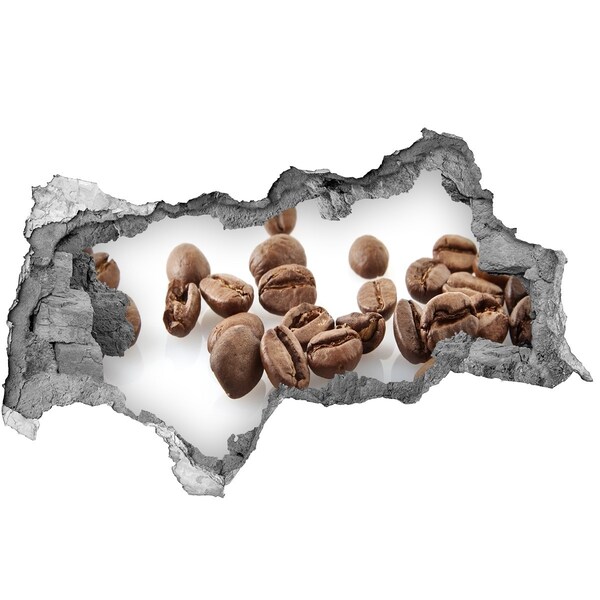 Samoprzylepna naklejka beton Kawa w sercu ściany