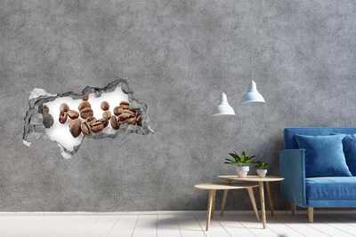 Samoprzylepna naklejka beton Kawa w sercu ściany