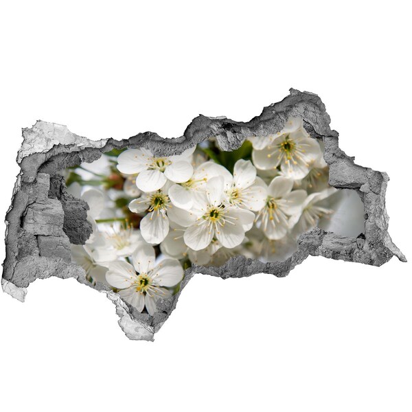 3D muursticker gescheurde muur Fruitparadijs achter de muur