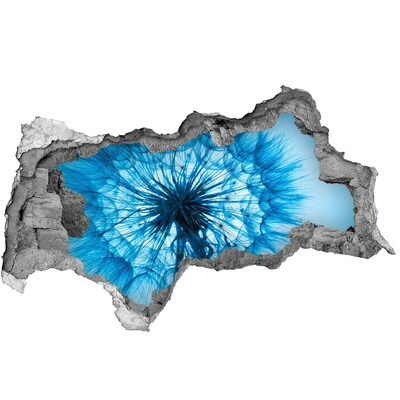 Samoprzylepna dziura naklejka Podwodny świat w niebieskich tonach