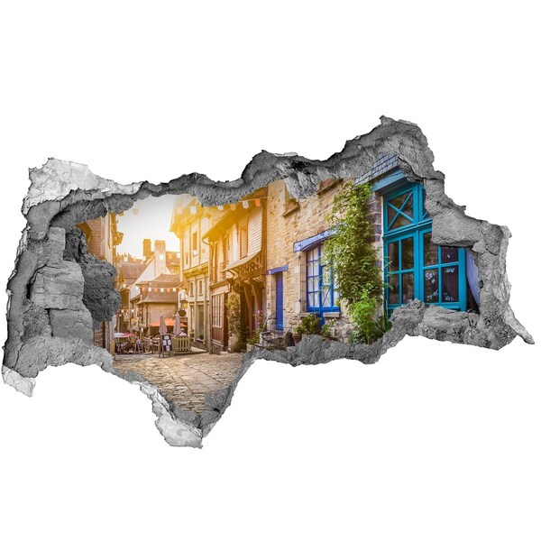 Fototapeta dziura na ścianę 3d Urokliwa uliczka w miasteczku