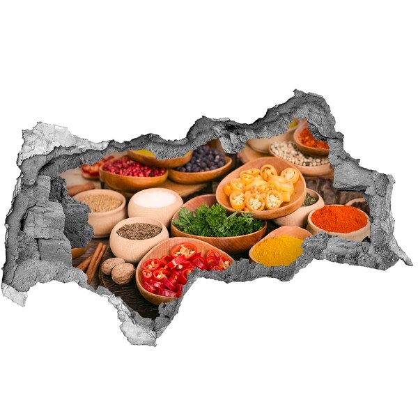 Samoprzylepna naklejka Kuchnia pełna przypraw