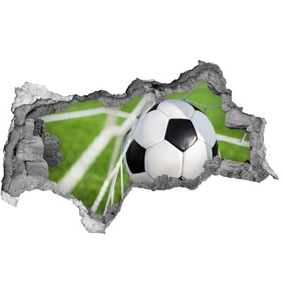 3D muursticker gescheurde muur Uitzicht op New York