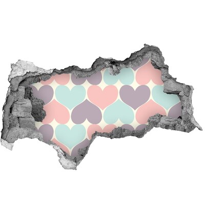 Zelfklevende 3D wandsticker illusie Zakynthosbaai